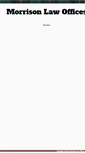 Mobile Screenshot of morrisonfranchiselaw.com